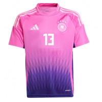 Fotballdrakt Herre Tyskland Thomas Muller #13 Bortedrakt EM 2024 Kortermet